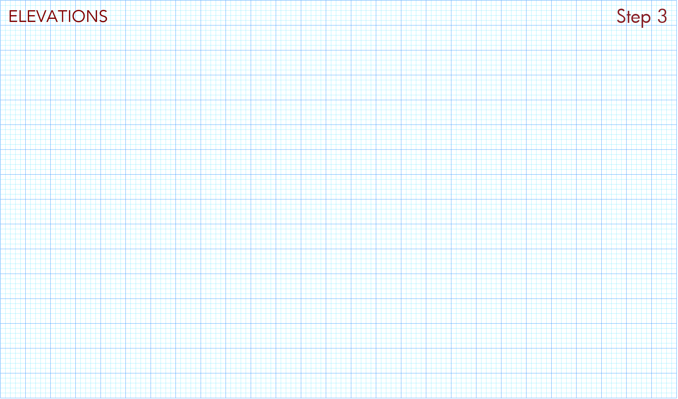 Download and print elevation graph paper
